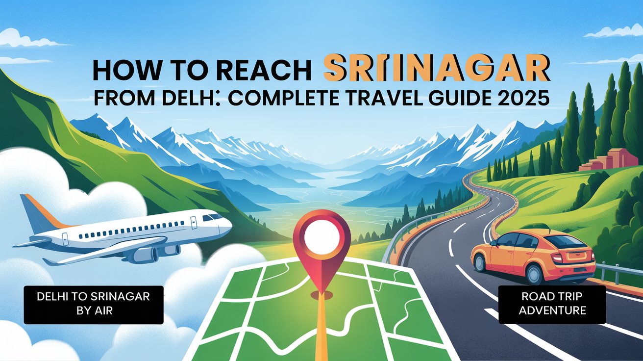 How to Reach Srinagar from Delhi