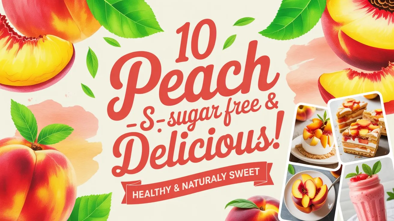 10 Peach Recipes Sugar Free