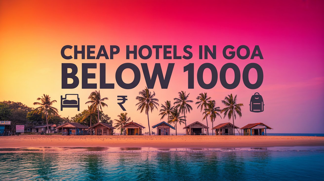 Cheap Hotels in Goa Below 1000 – Budget-Friendly