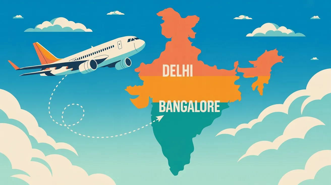 Delhi to Bangalore Flights: A Complete Guide for Travelers